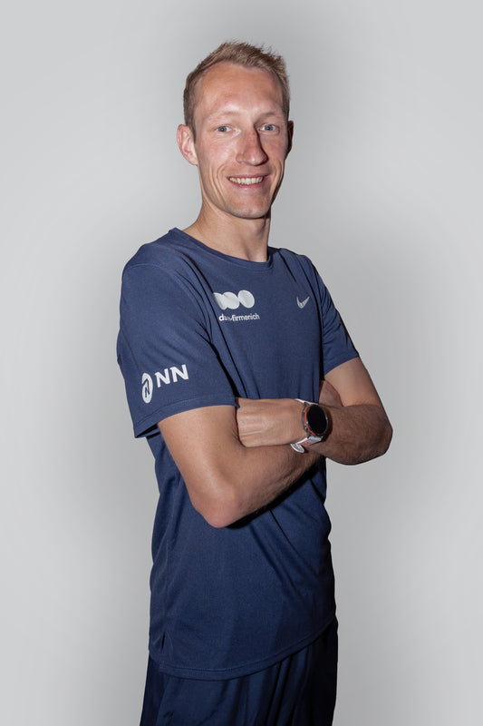 Training Shirt Blue - Men - dsm-firmenich Running Team