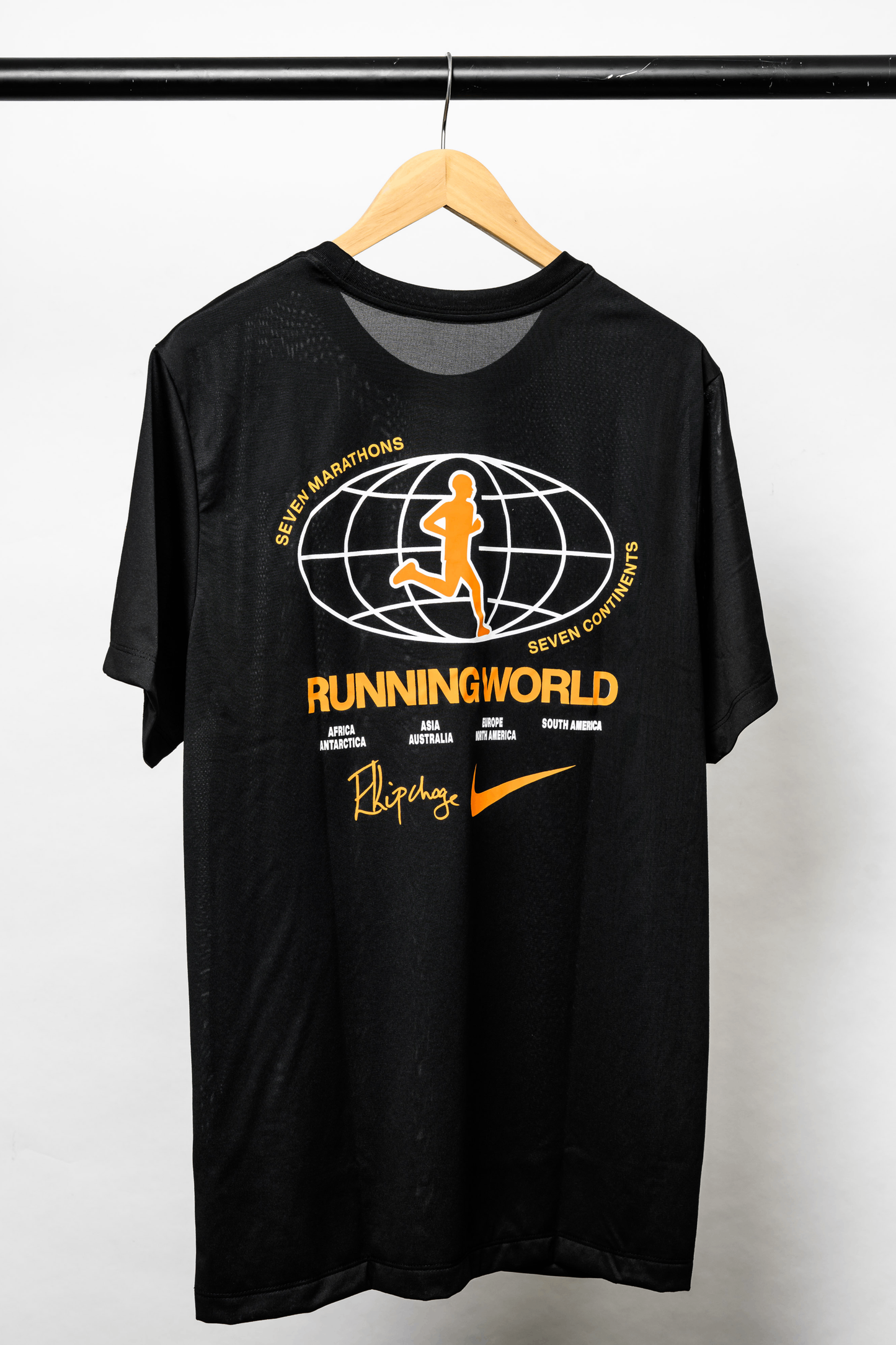 Eliud Kipchoge Porto Alegre Official World Tour Tee - dsm-firmenich Running Team