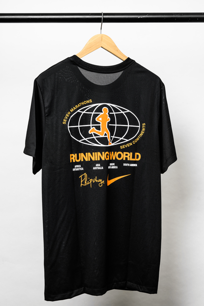 Eliud Kipchoge Porto Alegre Official World Tour Tee - dsm-firmenich Running Team