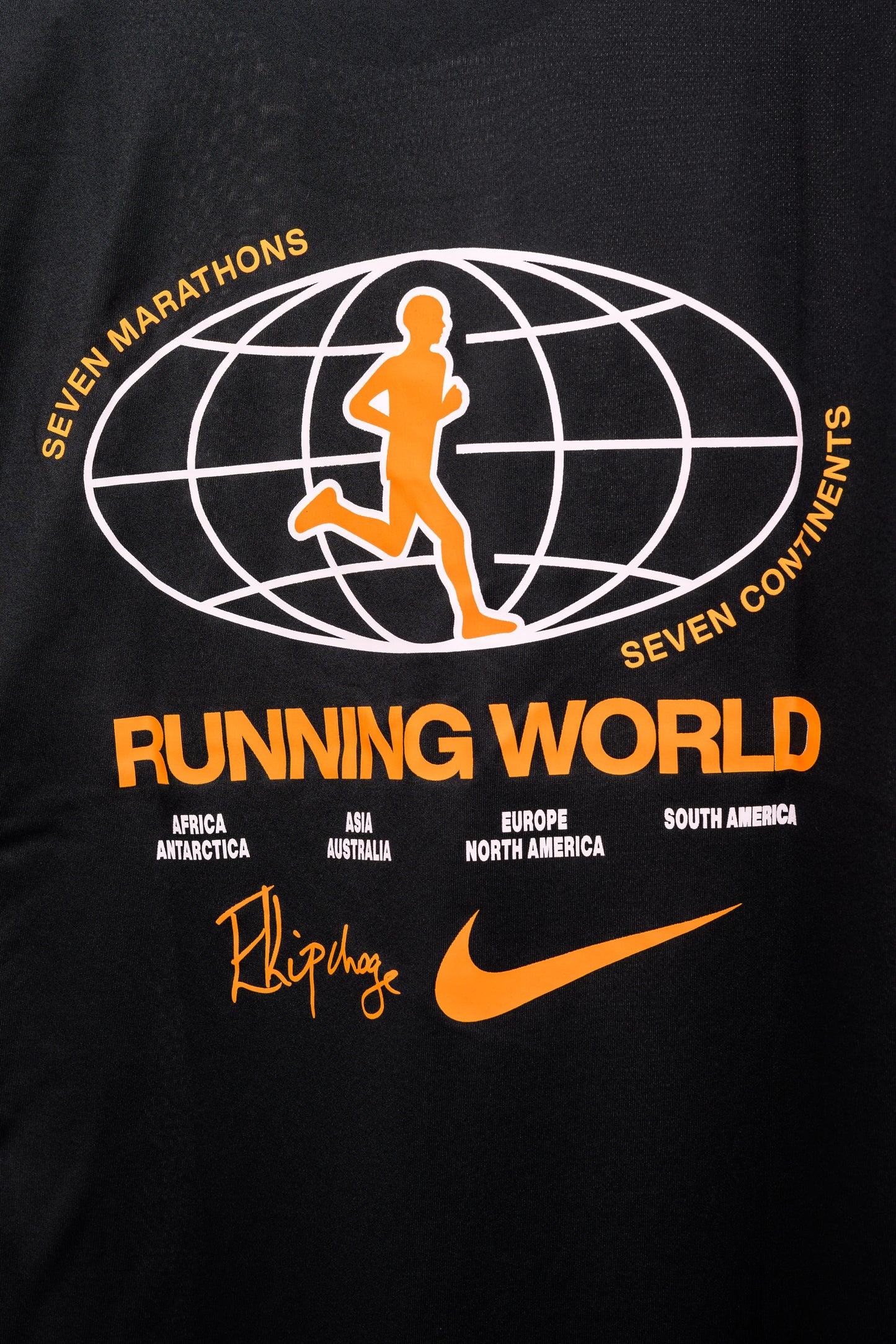 Eliud Kipchoge Porto Alegre Official World Tour Tee - dsm-firmenich Running Team