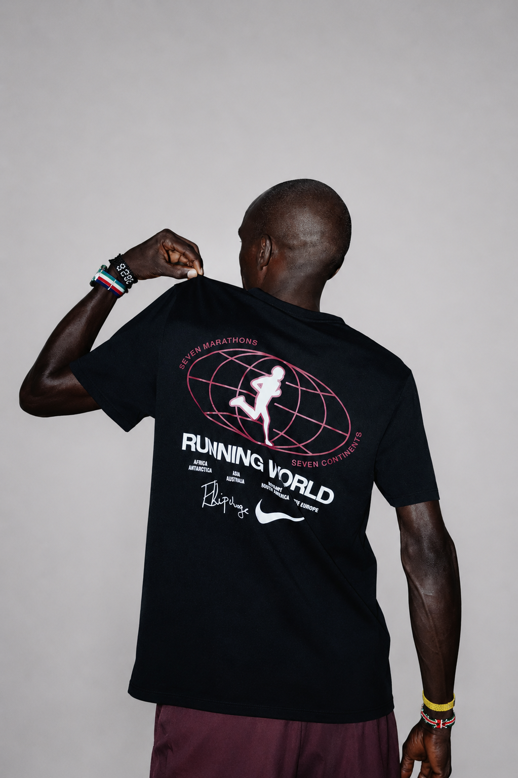 Eliud Kipchoge Official World Tour Tee - dsm-firmenich Running Team