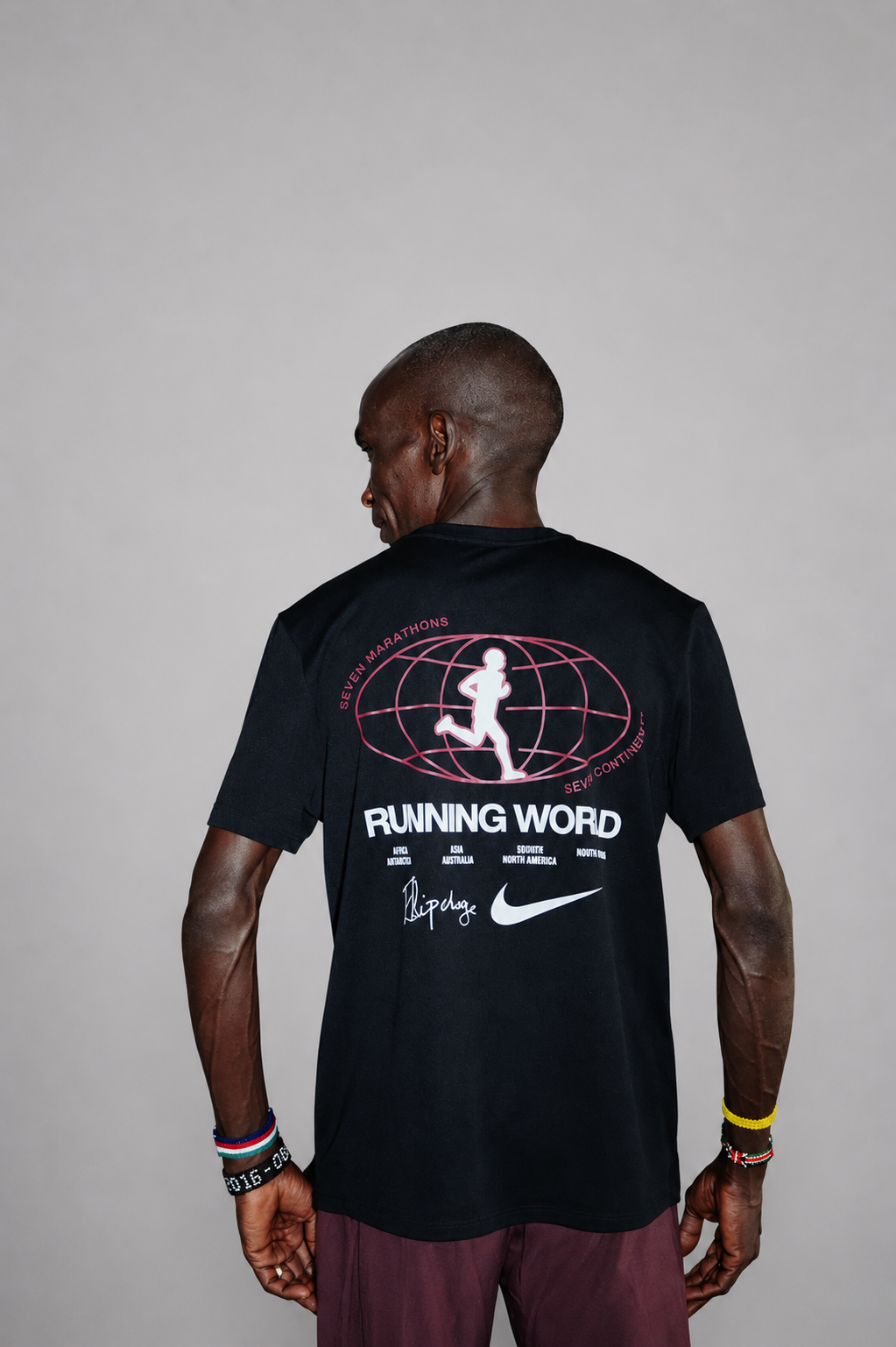 Eliud Kipchoge Official World Tour Tee - dsm-firmenich Running Team